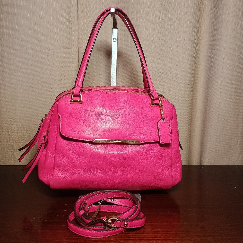 Coach Georgie Satchel w/ Crossbody Strap